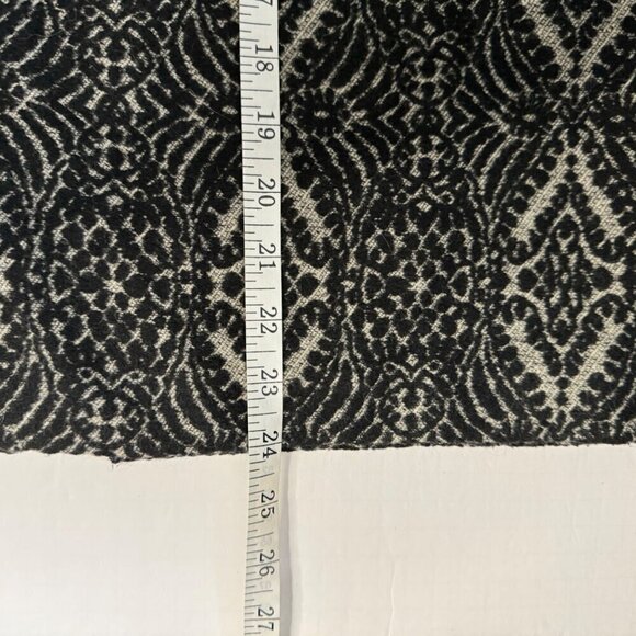 Talbots Wool Blend Career Pencil Skirt Black Gray Jacquard Lined Size 16 GUC - Picture 9 of 9